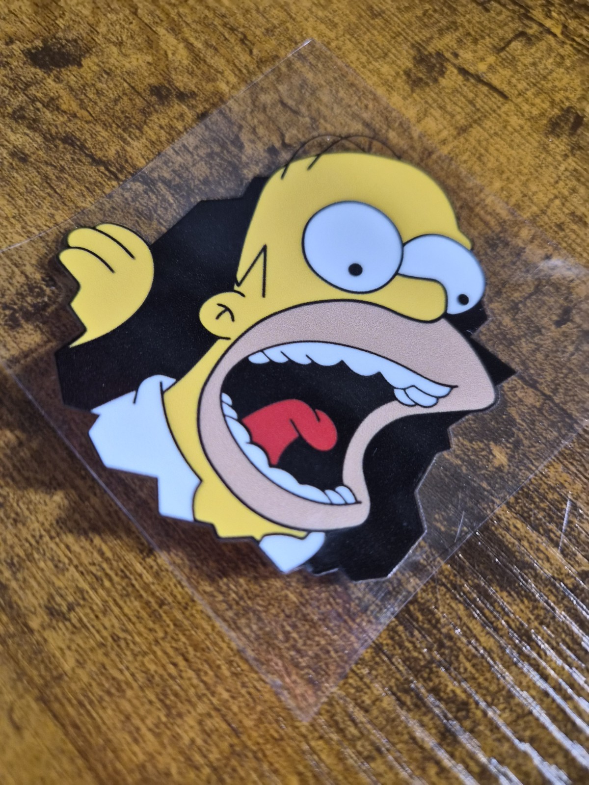 HOMER SIMPSONS The Simpsons High Quality UV DTF Decal Sticker waterproof USA