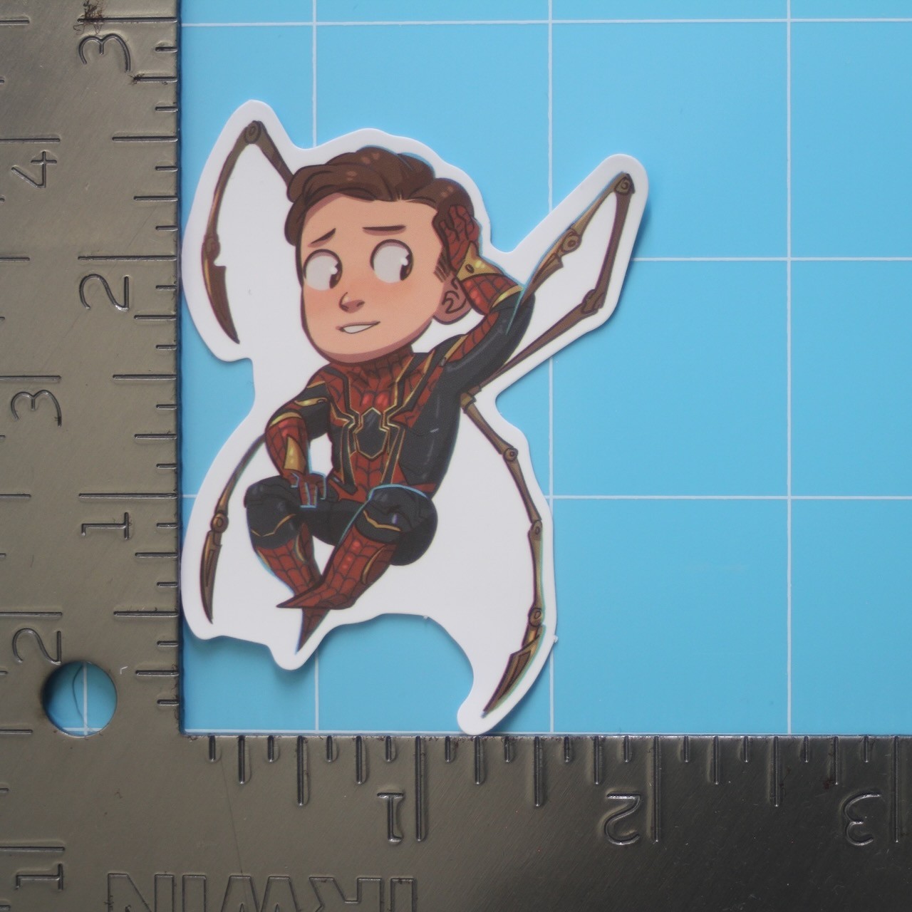 Marvel Universe Sticker (SPIDER-MAN) MCU Superheroes, Gloss PVC Decal