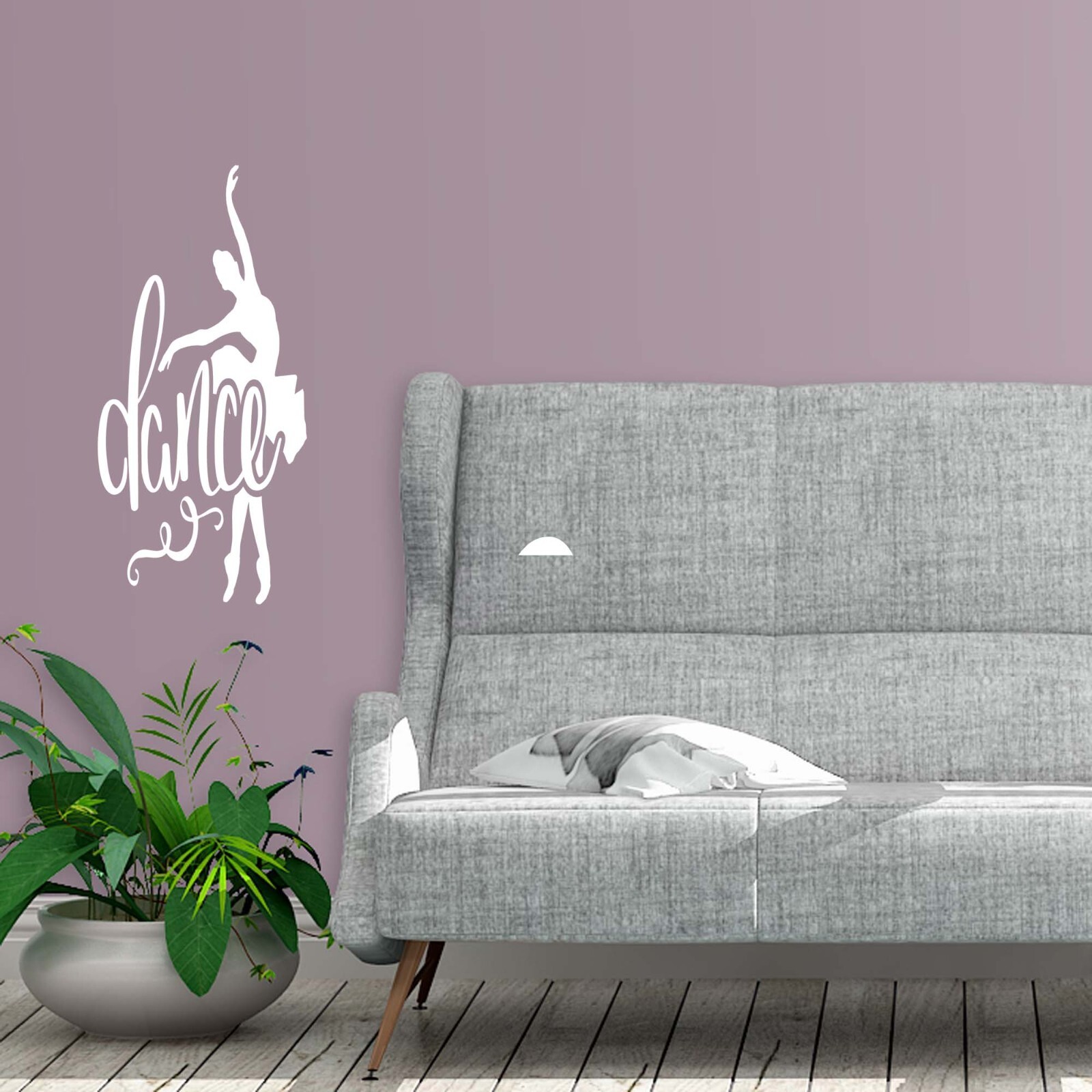 Ballet Dancer Wall Decal vinyl all sizes and colors teenage girl room decor gift