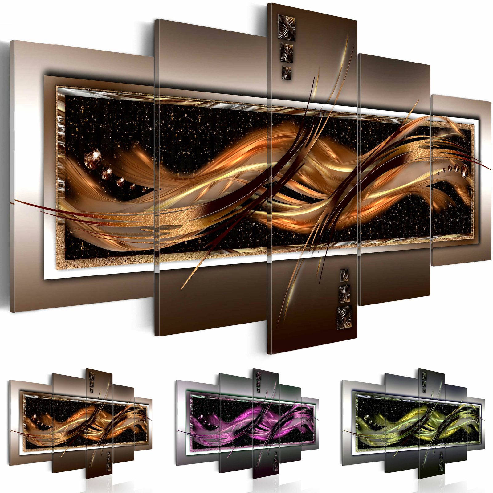 ABSTRACT Canvas Wall Art Image Photo Print a-A-0034-b-n