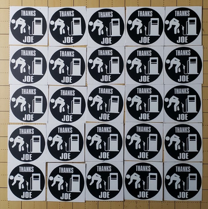 25x Decal Vinyl Joe Biden Gas Funny Sticker. Custom made square 1.5″X1.5″