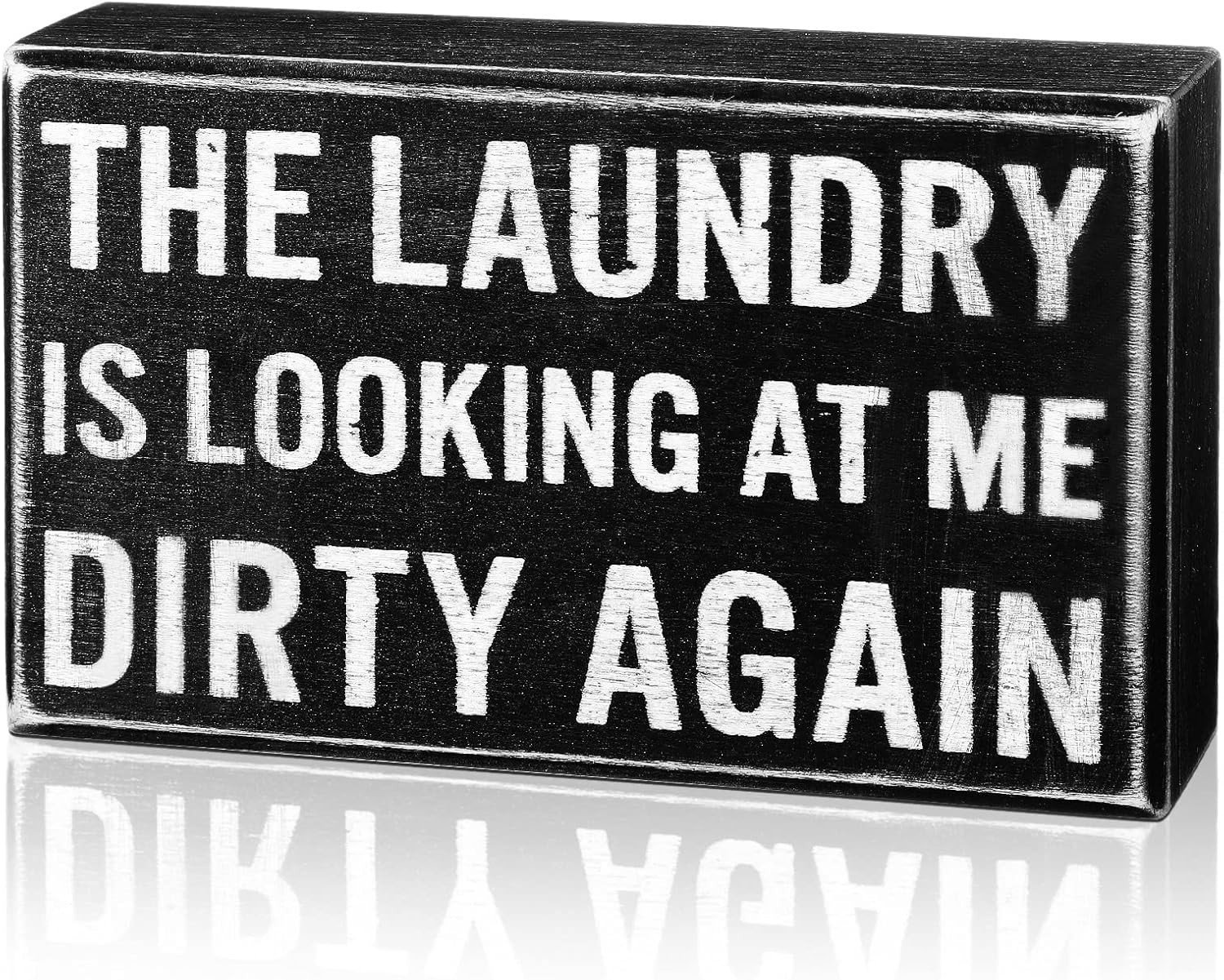 Farmhouse Laundry Room Decor Funny Room Box Signs Rustic the Laundry Is Looking