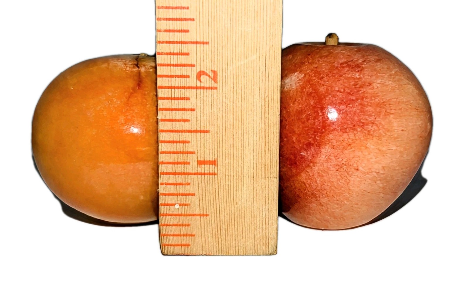 Vtg Alabaster Marble Stone Fruit Lot of 3 Apple, Peach & Banana Great Condition