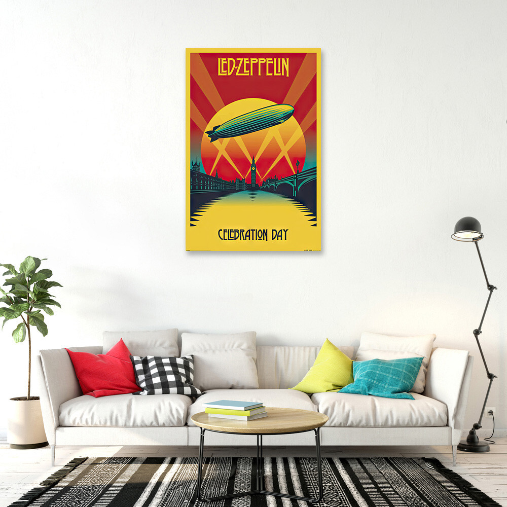 Led Zeppelin – Music / Movie Poster (Celebration Day) (Size: 24″ x 36″)