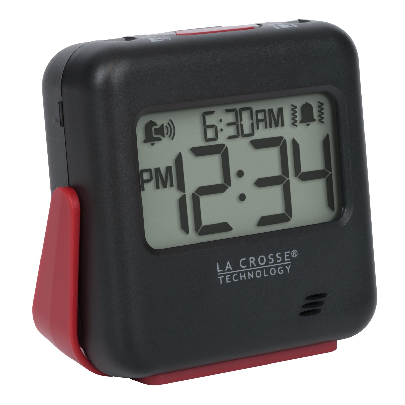 617-147 La Crosse Technology BUZZ Vibration Battery Powered Digital Alarm Clock