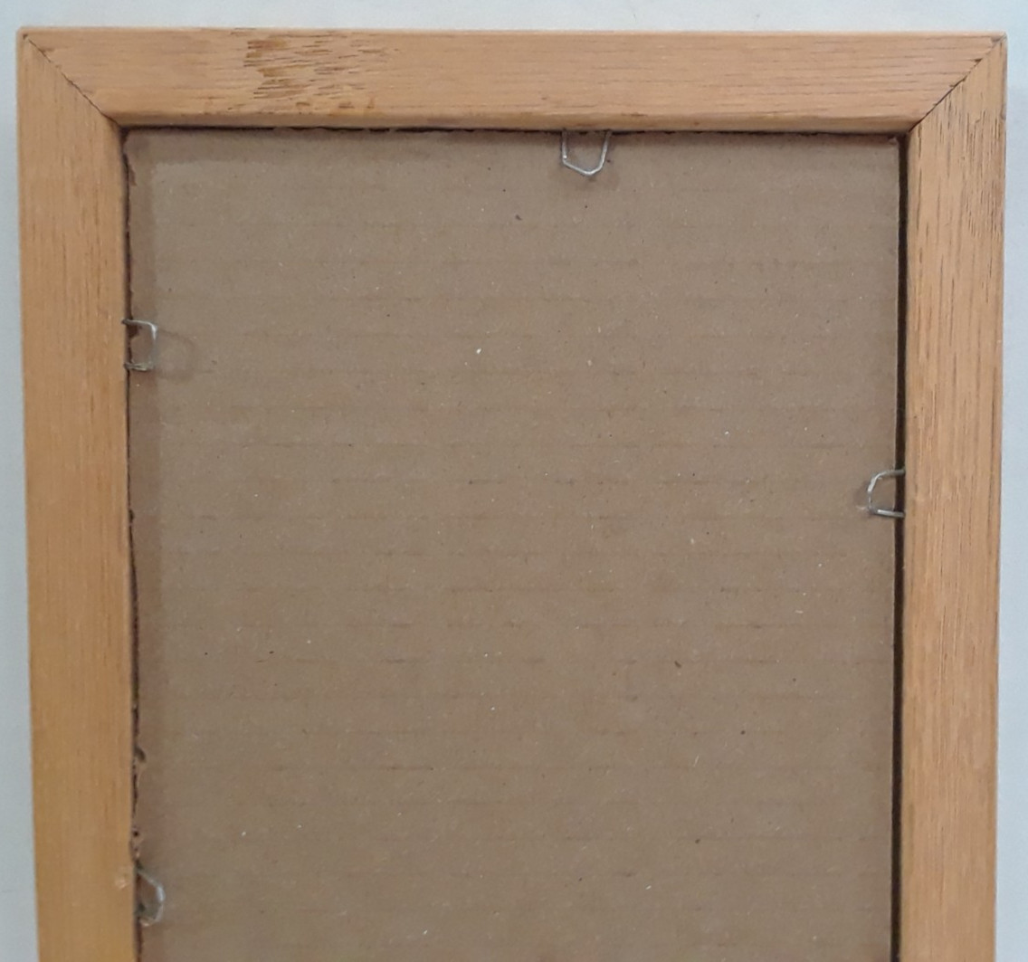 NOS 1950’s Vintage 5×7 in Woolworth’s Dept. Store Wooden Wall Photo Frame