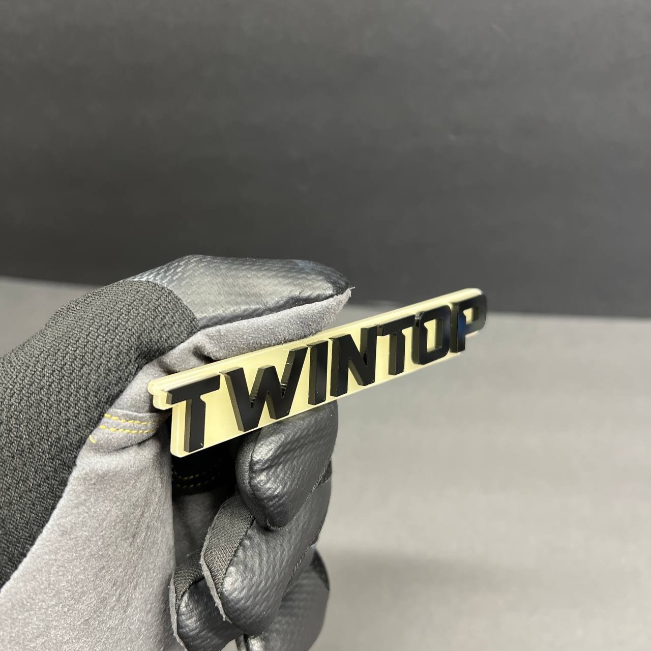 Custom GLOW IN DARK Laser Cut Acrylic Emblem Car Badge Customized Text Names