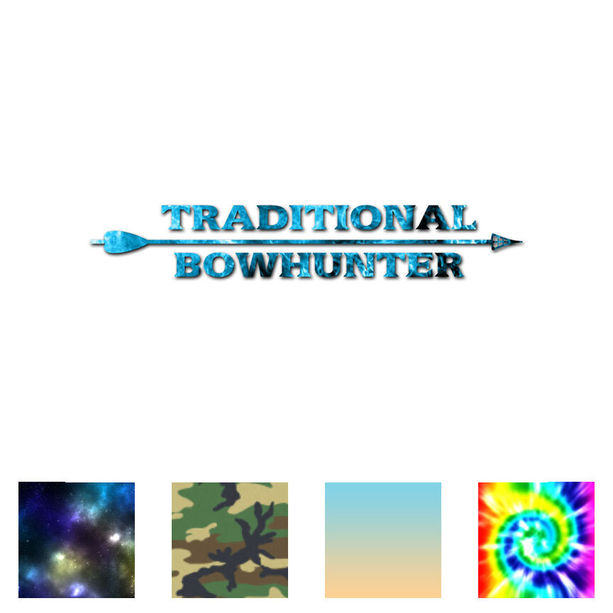 Traditional Bow Hunter – Decal Sticker – Multiple Patterns & Size – ebn2309