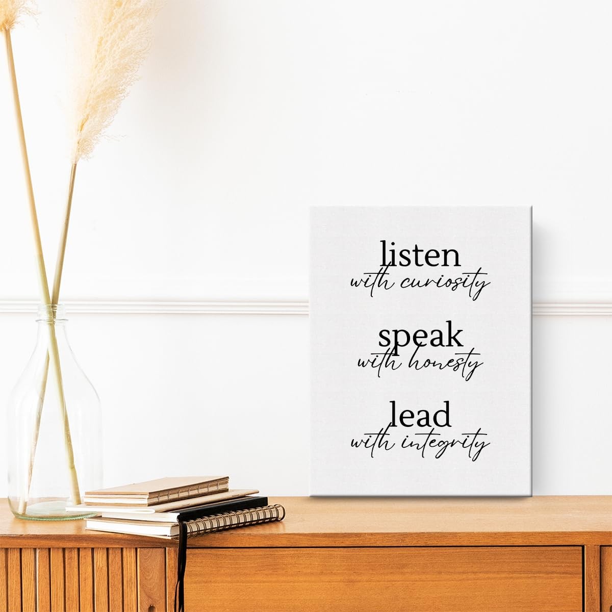 Inspirational Canvas Wall Art Framed HR Office Decor Paintings Canvas Prints …
