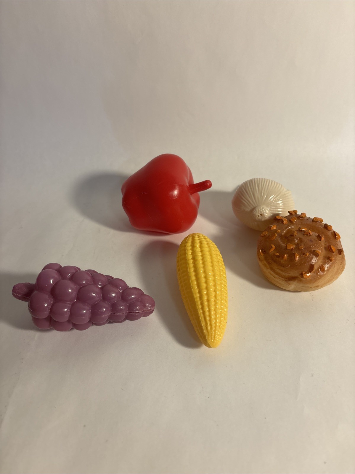 1990s Vintage Artificial Vegetable Lot Faux Food Kitchen Decor Props Plastic