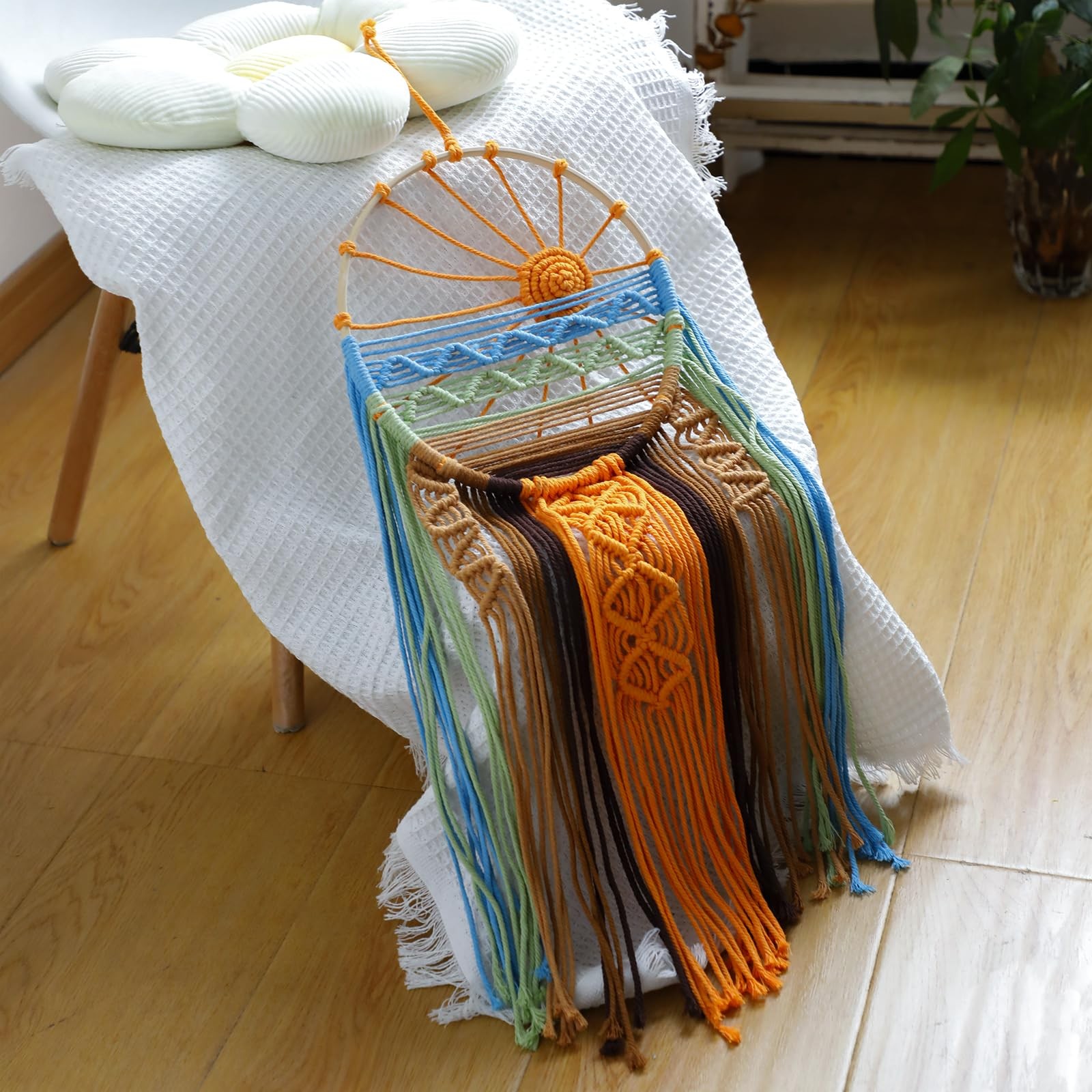 Sunset Wall Art Dream Catcher – Macrame Wall Hanging Large Dreamcatchers, Han…
