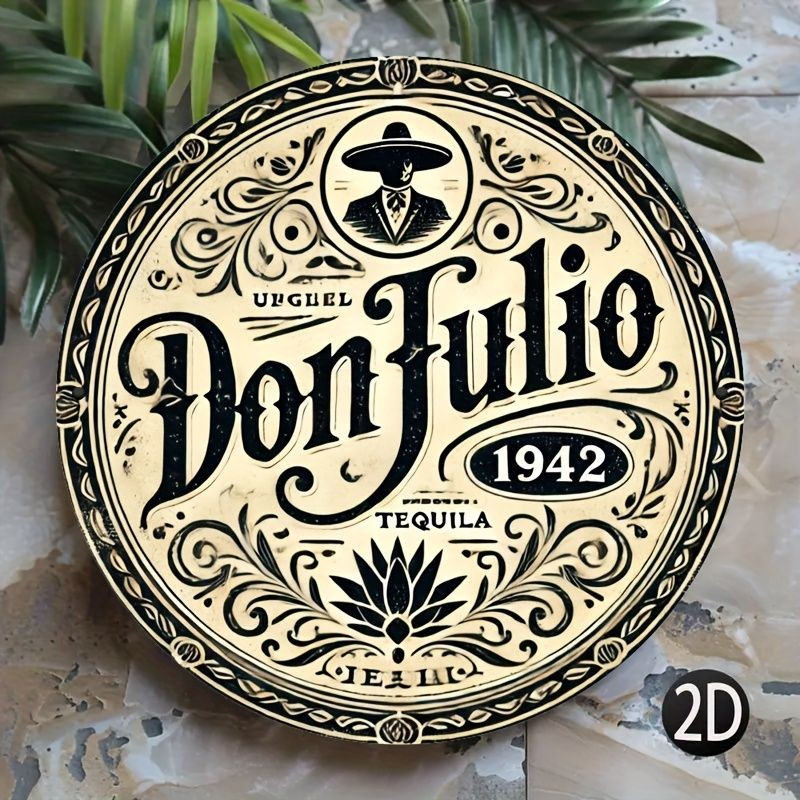 Don Julio 1942 Tequila Metal Sign Vintage Retro Bar Pub Wall Decoration Tin Art