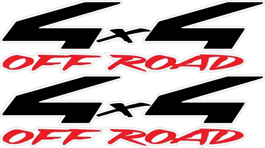 1990 – 1997 4×4 Off Road Decals for Nissan Frontier Bedside Decal Sticker
