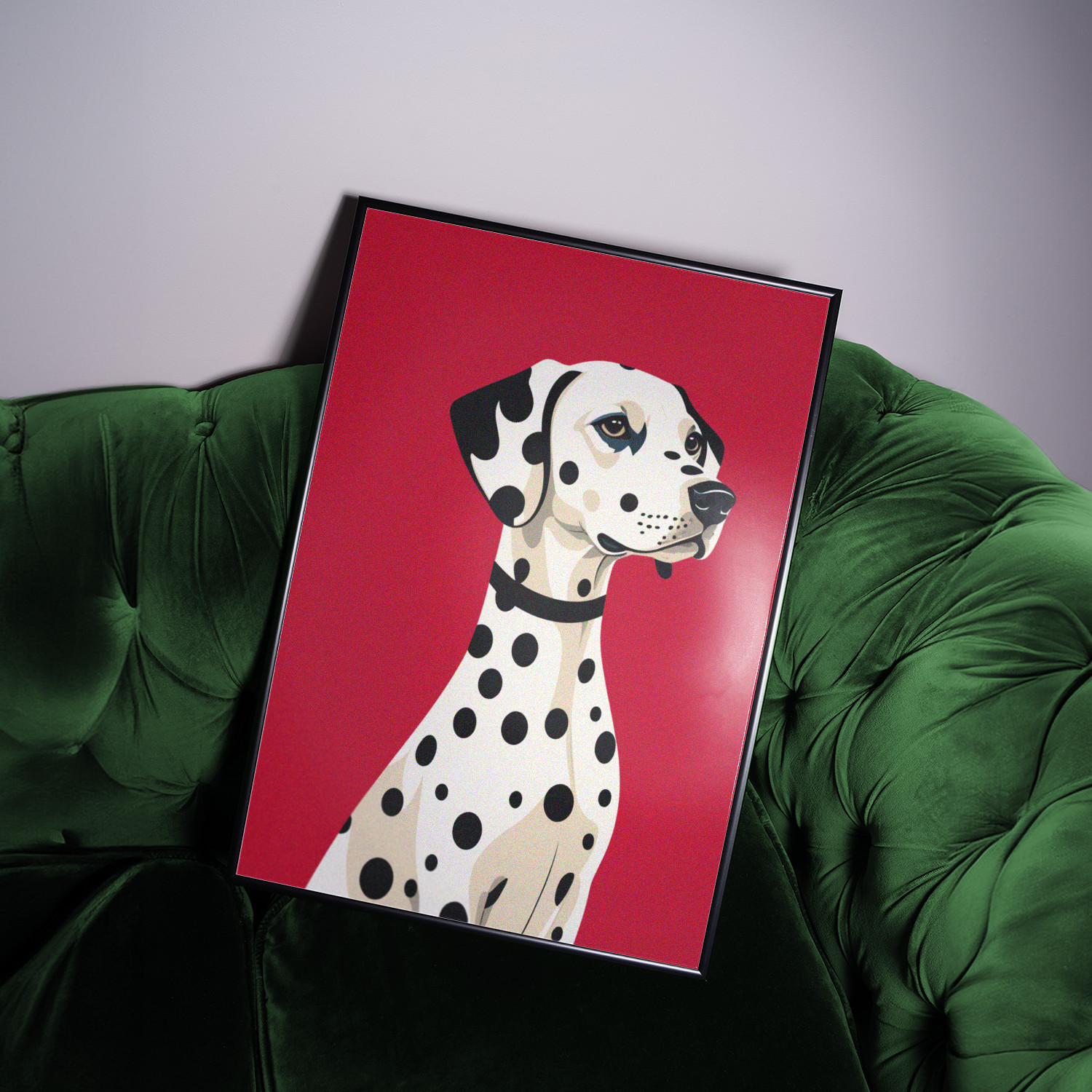 Dalmatian Poster Dog Print Funky Home Decor Boys Room Wall Art Nursery Wall Art