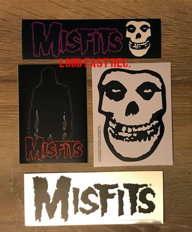 MISFITS STICKER SET DECAL LOT DANZIG CRIMSON GHOST official licensed merchandise
