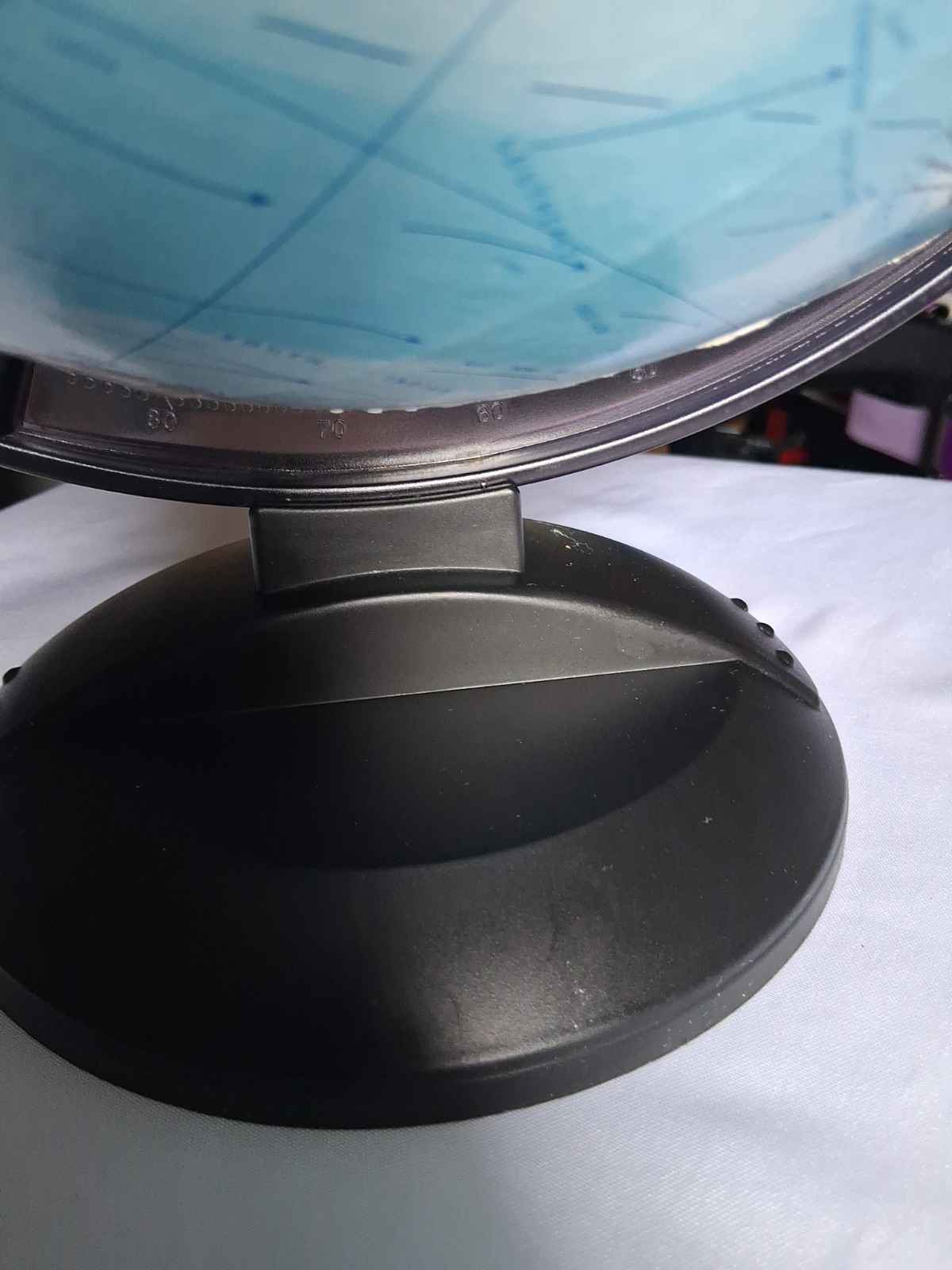 GlobeMaster 12″ Tabletop Rotating Multicolor World Globe *see aging As Is*