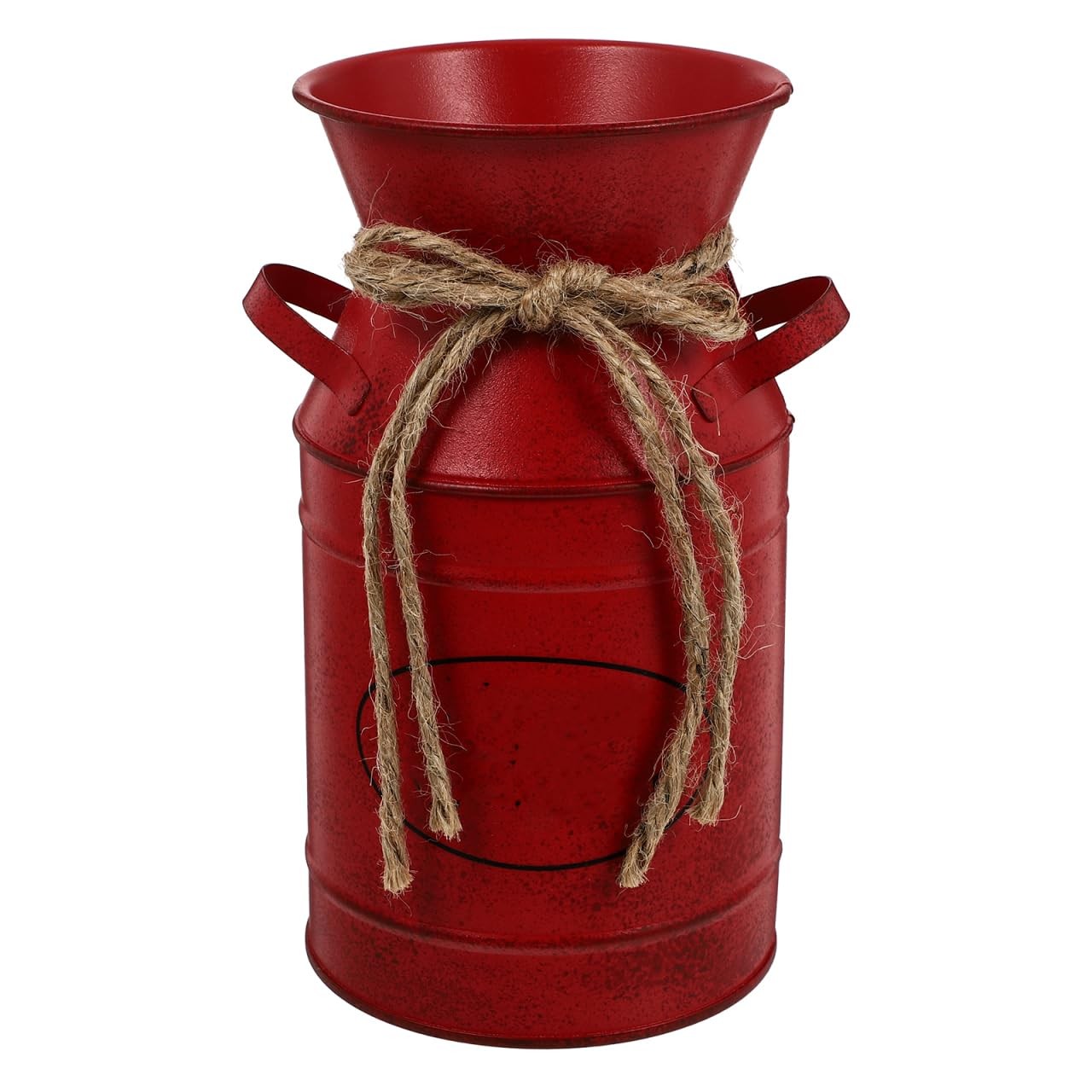 French Style Flower Vase Shabby Chic Milk Can Rustic Galvanized Flowers Bucke…