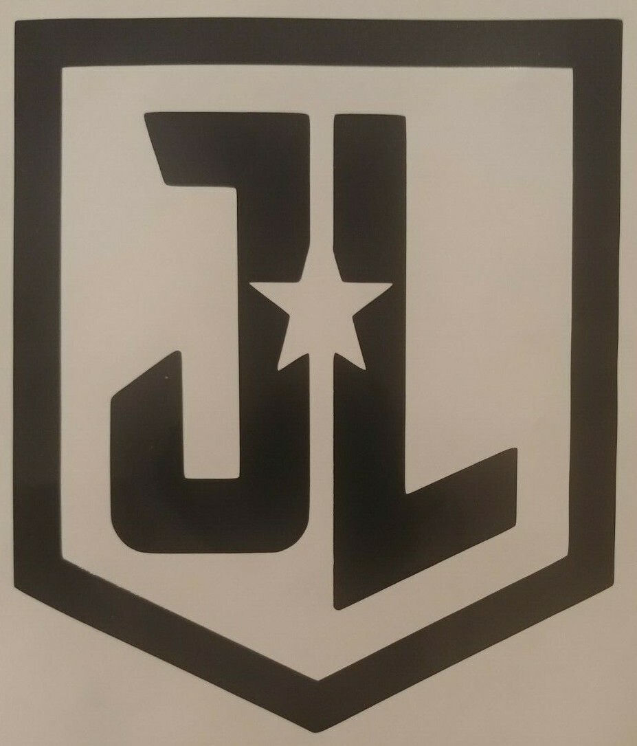 Justice League Movie Logo vinyl decal choose Color/Size