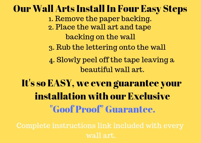 I Will Cast My Cares 11″ x 22″ Bible Verse Wall Decal by Scripture Wall Art