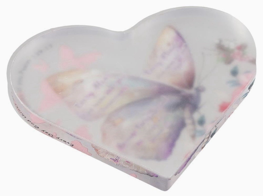 Christian Gifts, Acrylic Heart Shaped Women Inspirational Gifts
