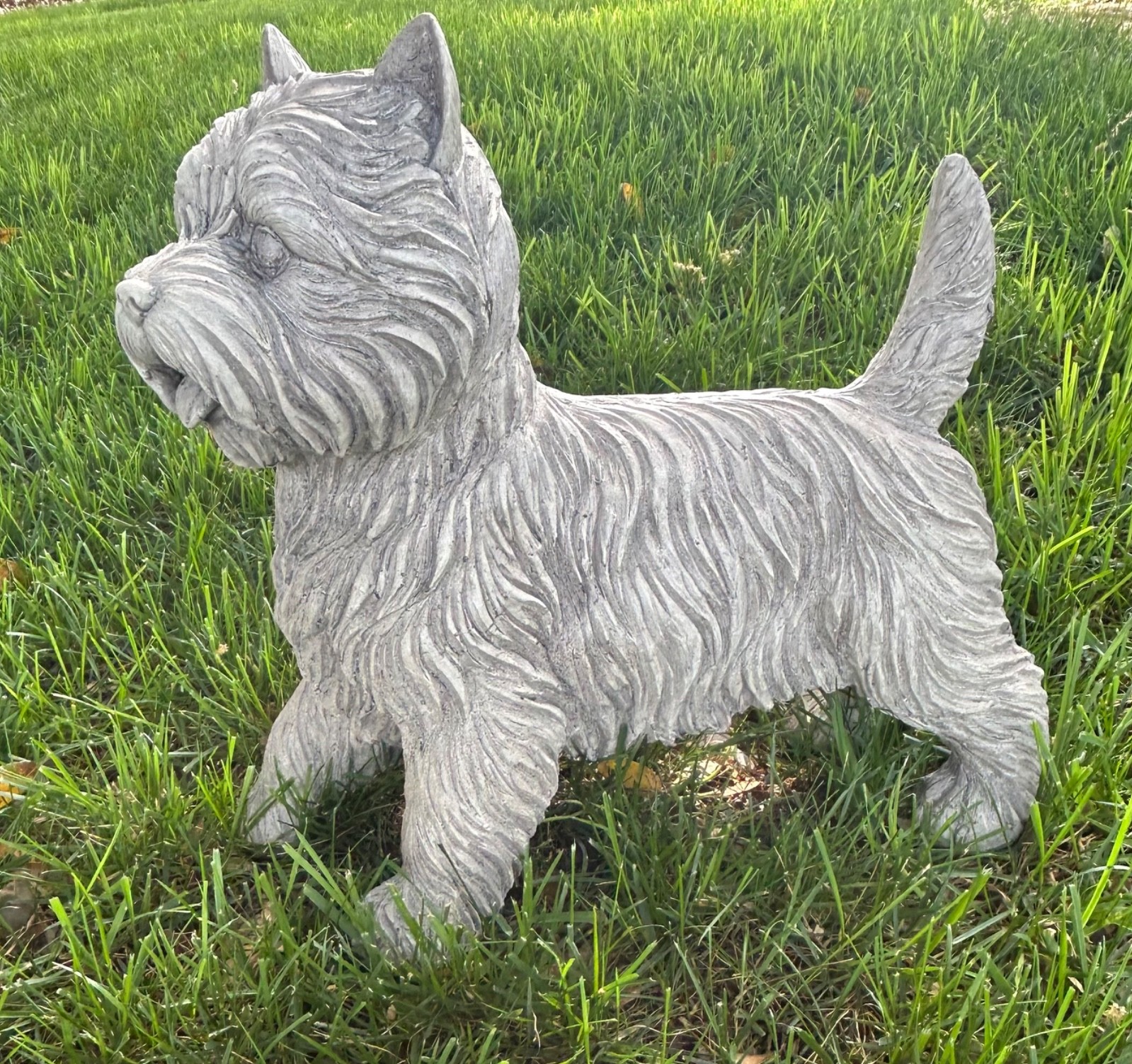 West Highland Terrier Statue for Home or Garden 15″ x 13″ Dog Statue Decor