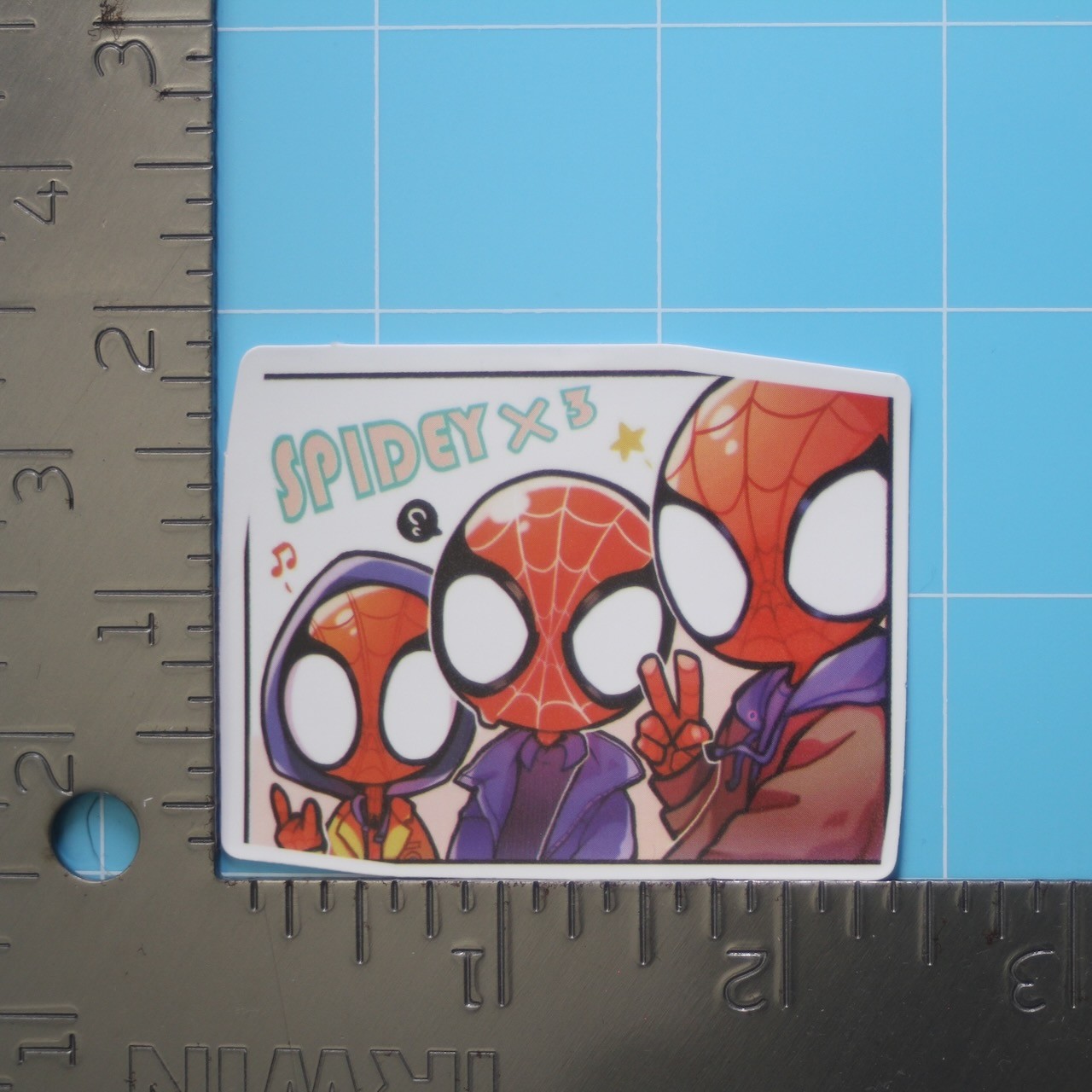 Marvel Universe Sticker (SPIDER-MAN) MCU Superheroes, Gloss PVC Decal