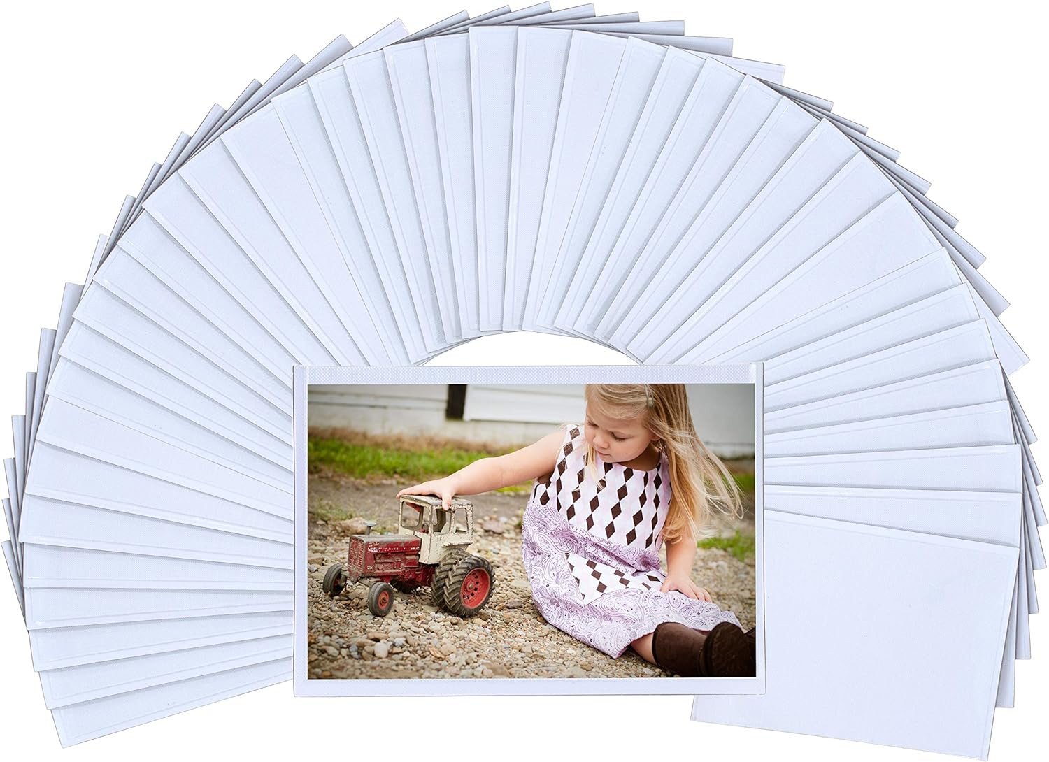 4 X 6 Magnetic Picture Frames, Photo Sleeves – 40 Pack