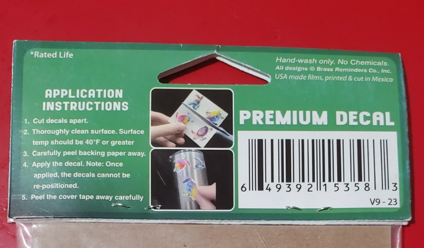 MicroPacks Premium Water-Resistant Decals: Flag, Dog, Eagle, “We The People”