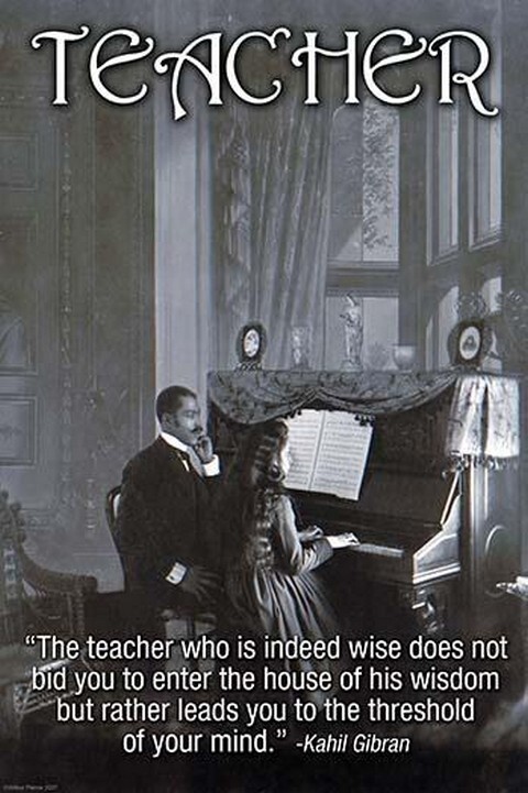 Teacher Wilbur Pierce Poster Print