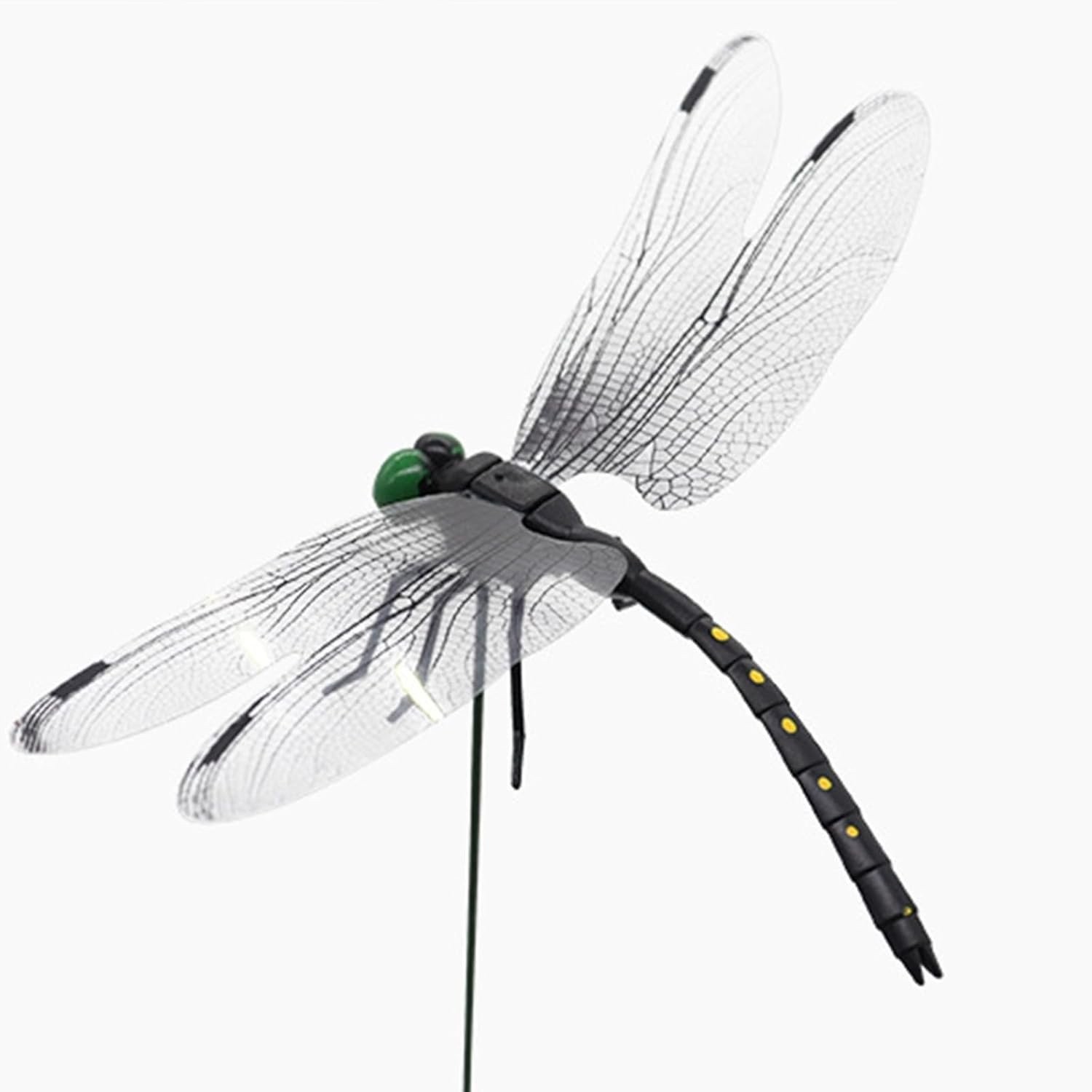 10Pcs Dragon Fly Clips for Bugs Repellent 3D Dragonfly Hat Clip Garden Decor