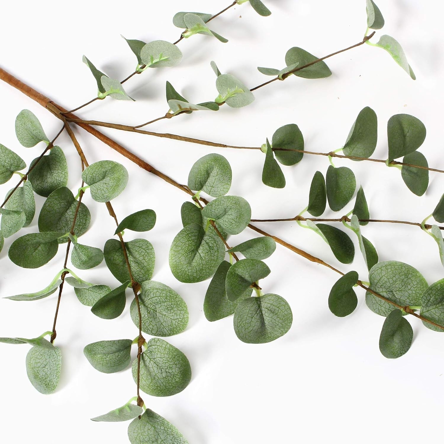 Versatile 6 Pcs Eucalyptus Leaf Spray – Adjustable Length for Stunning Displays