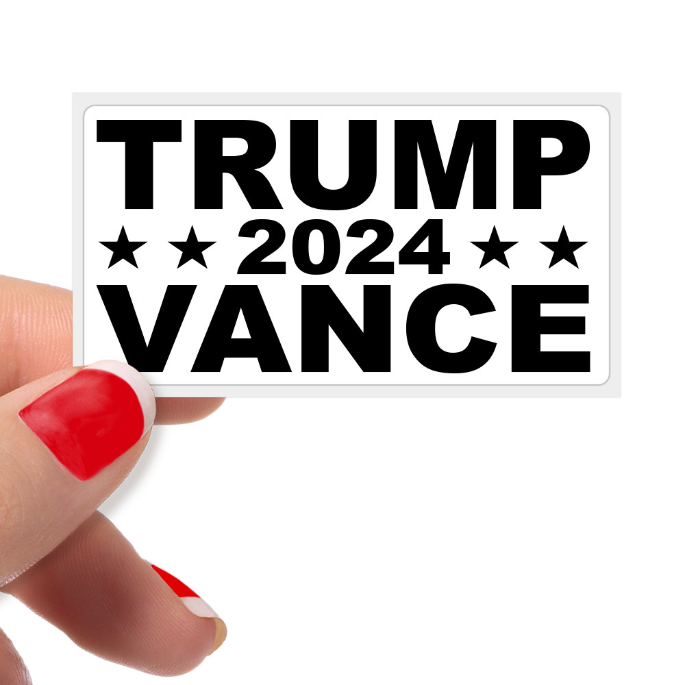 Trump Vance 2024 MAGA USA President Patriotic Statement Stickers Bulk Pack