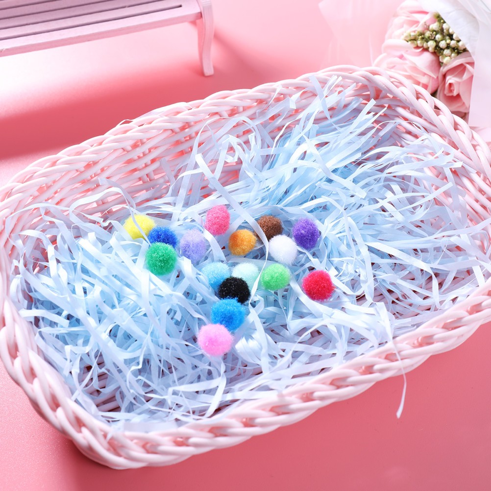 2000Pcs Assorted Color Fluffy Pom Balls for DIY Bag Charms and Decorations
