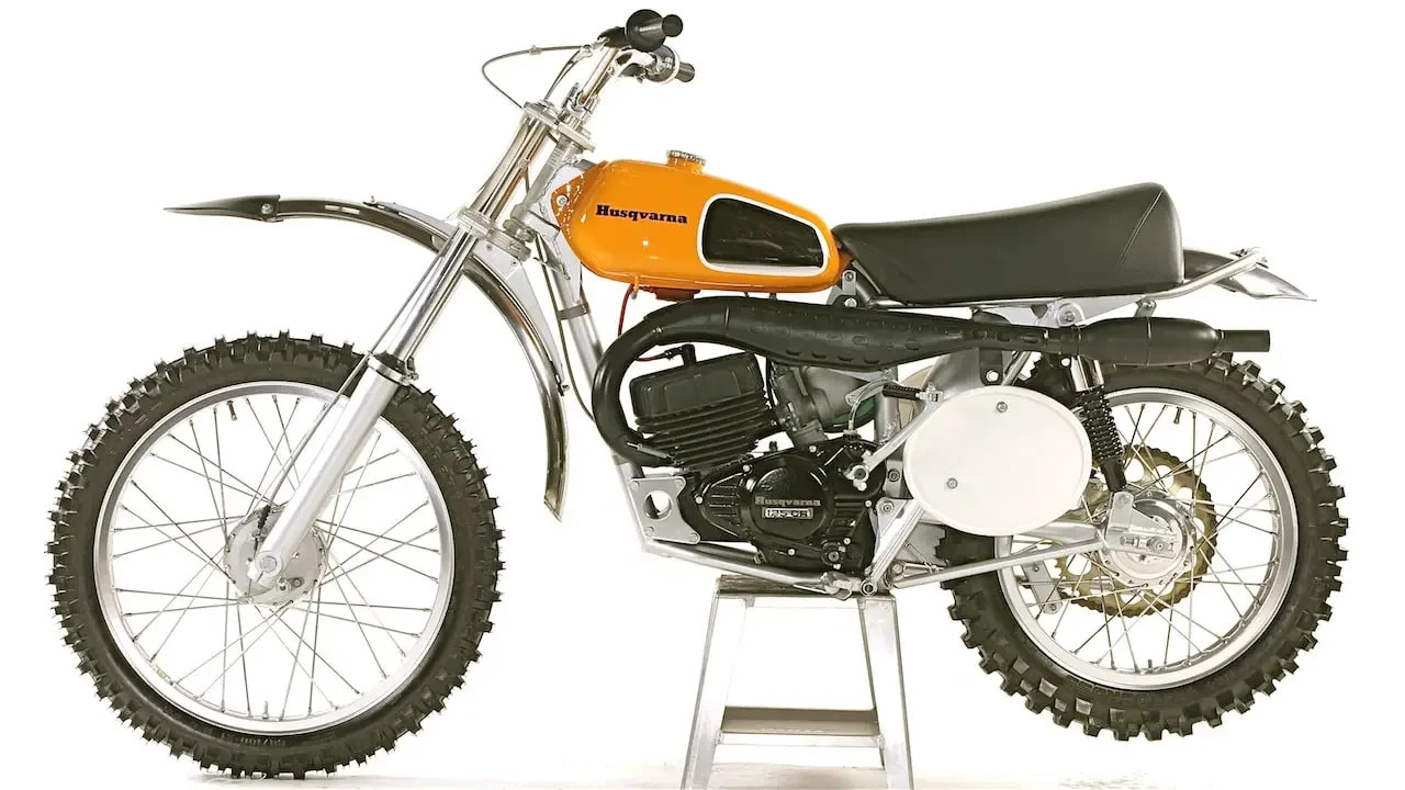 1974 HUSQVARNA 125CR POSTER | Motorcycle Dirt Bike Wall Art 36×24 Print
