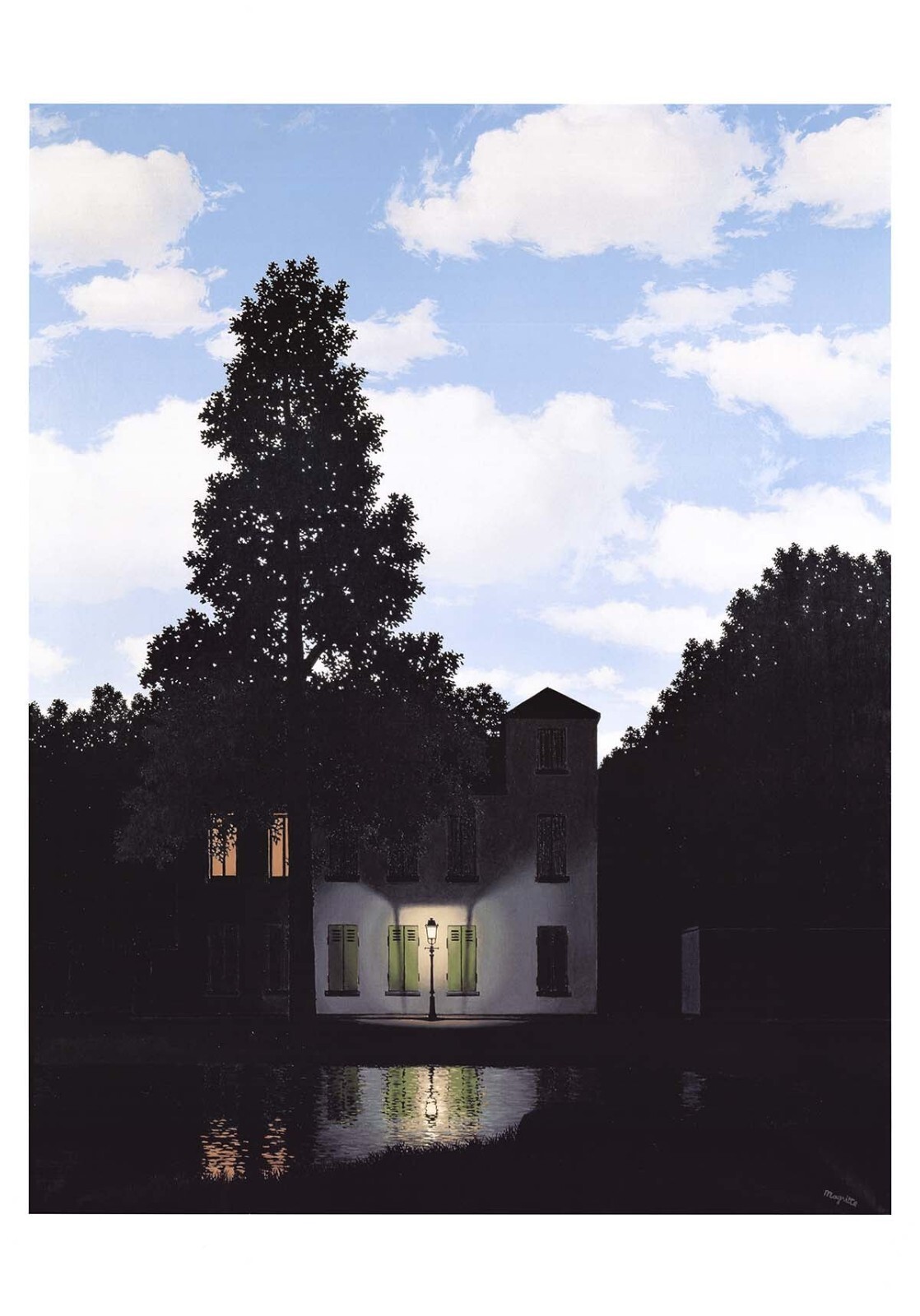 Rene Magritte – L’Empire des Lumieres – Offset Lithograph