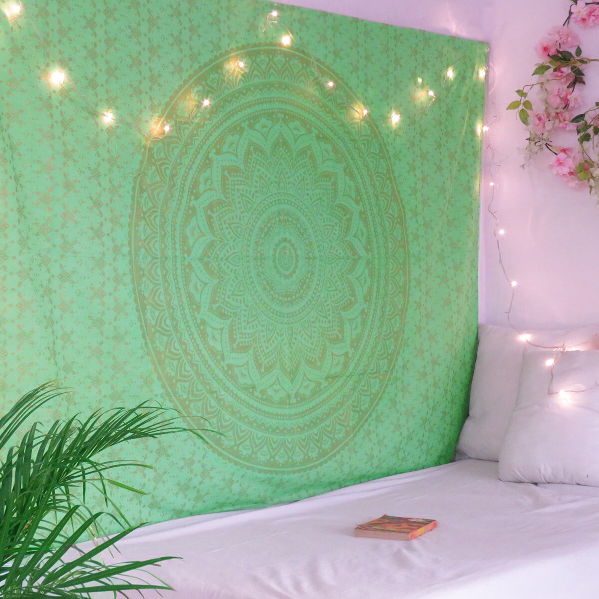 Indian Wall Hanging Twin Tapestries Bed Sheet Bohemian Boho Twin Size Home Decor
