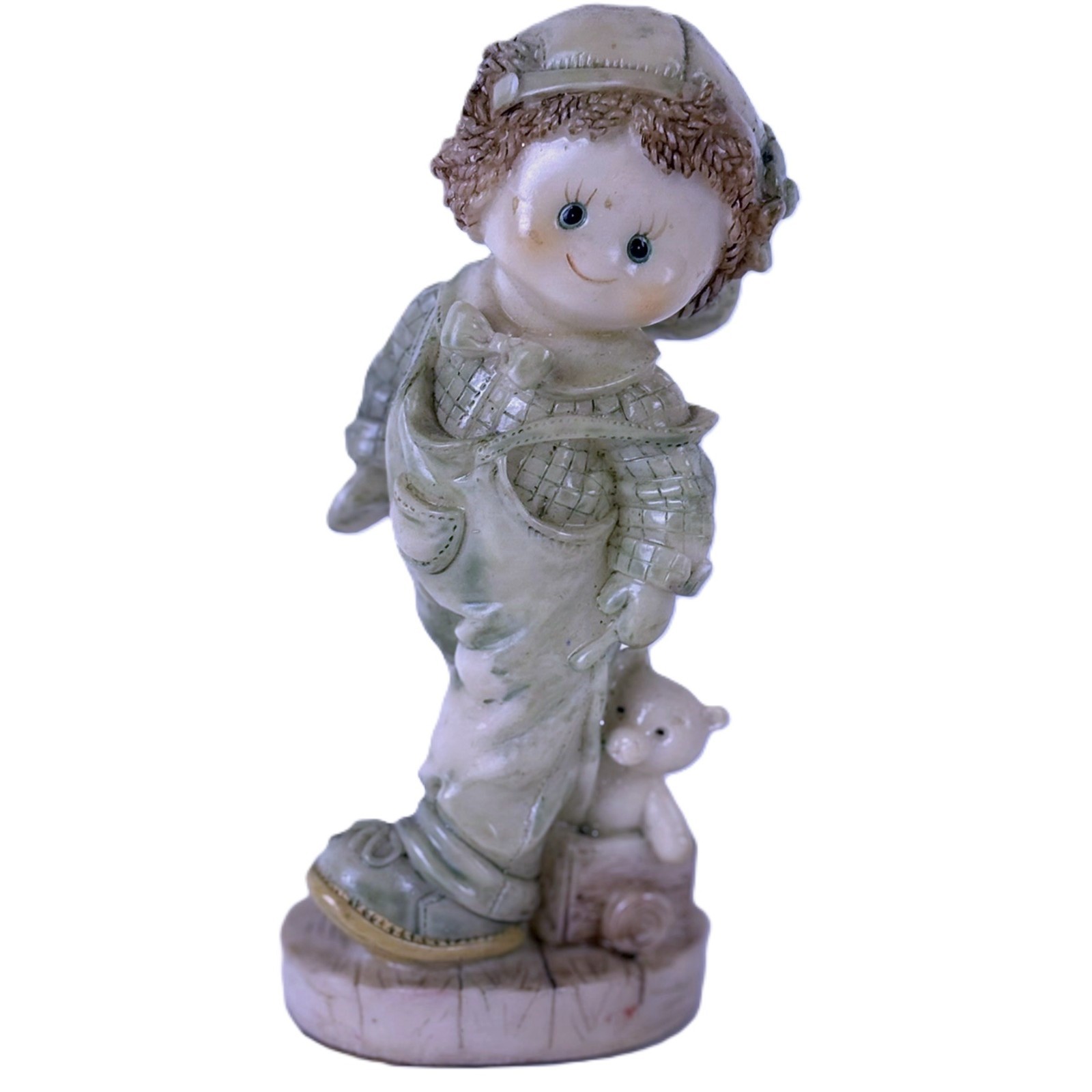 Greenbrier International Polystone Figurine Boy Nursery Baby Shower Reveal