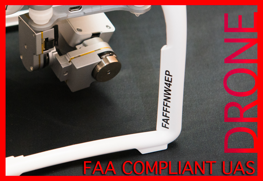 2X Drone Registration Number Decal DJI Phantom Typhoon YUNEEC FAA Compliant UAS