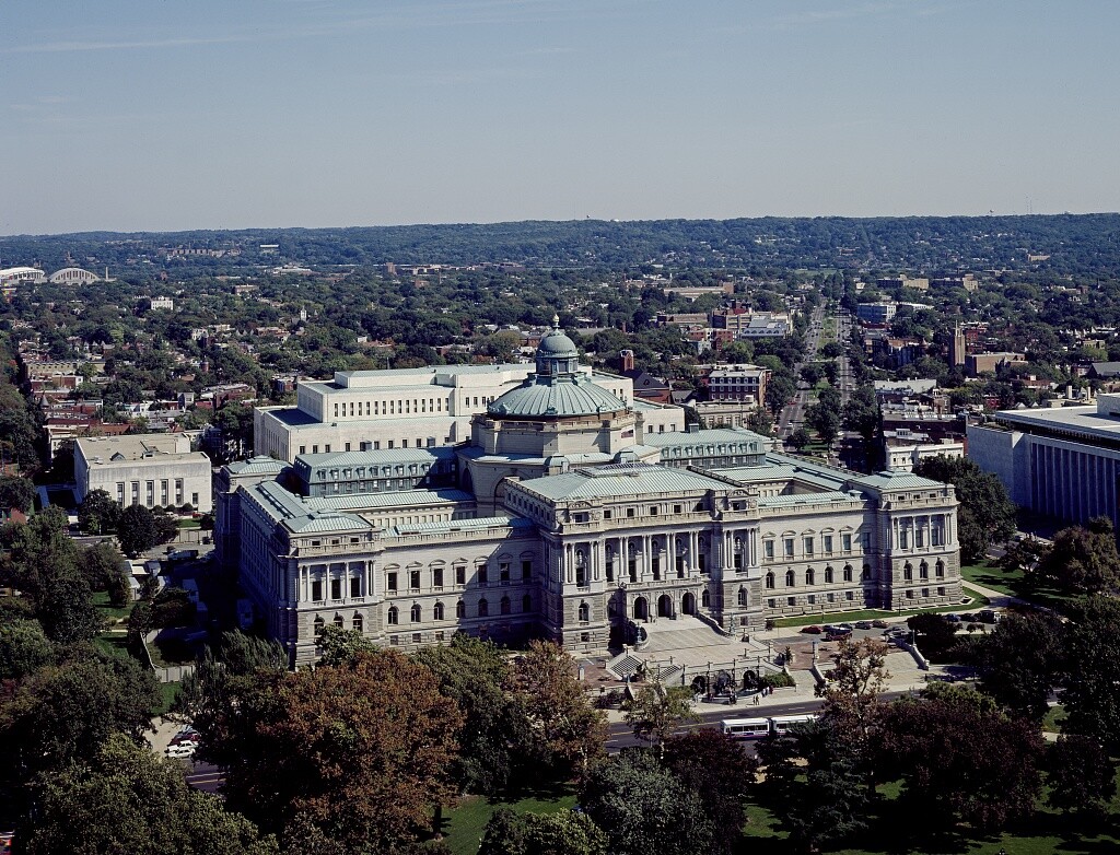 Thomas Jefferson Building at the Library of Congress Washington DC Photo Print