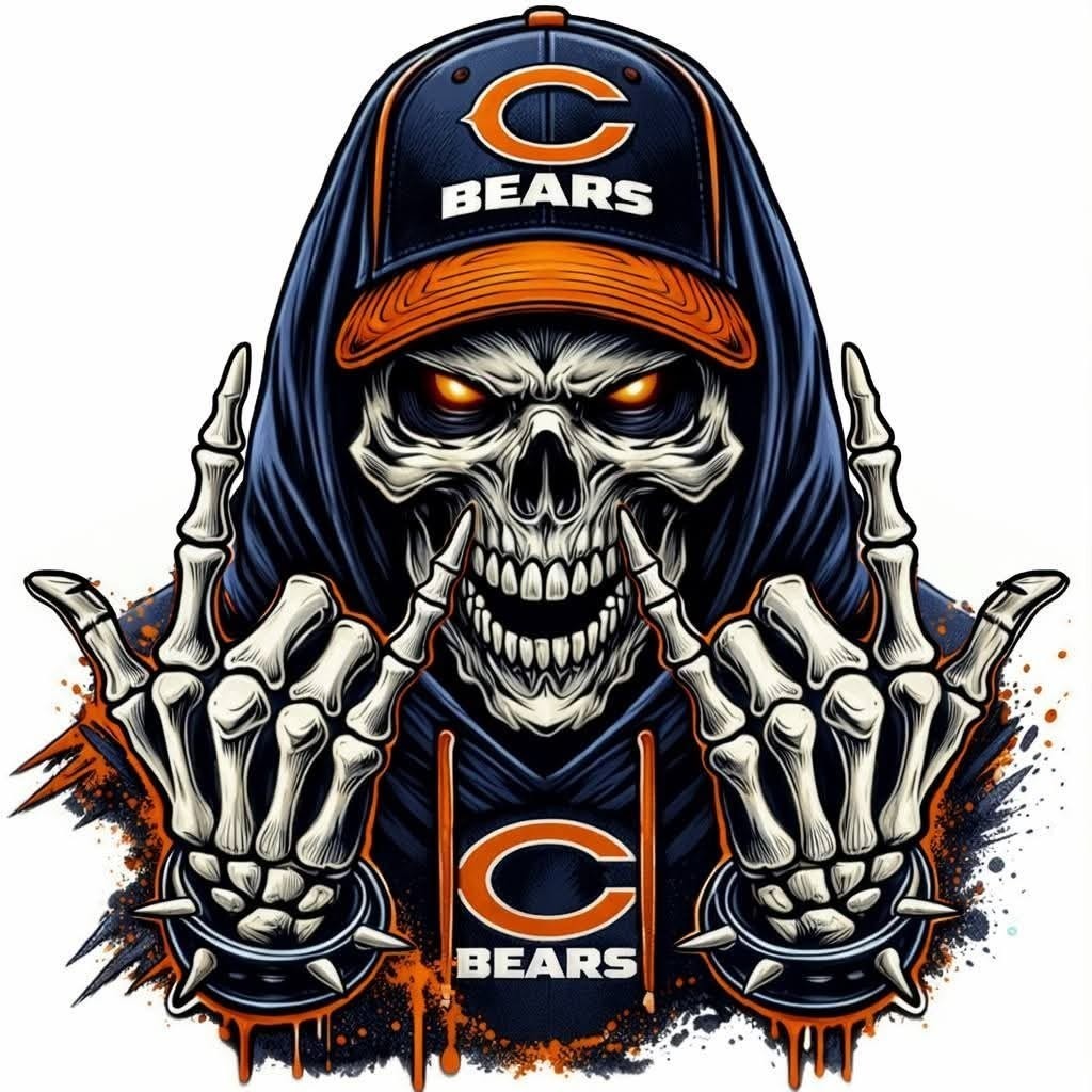 Chicago Bears Decal Sticker Car Truck Wall Mirror Phone Tumbler Bumper Window