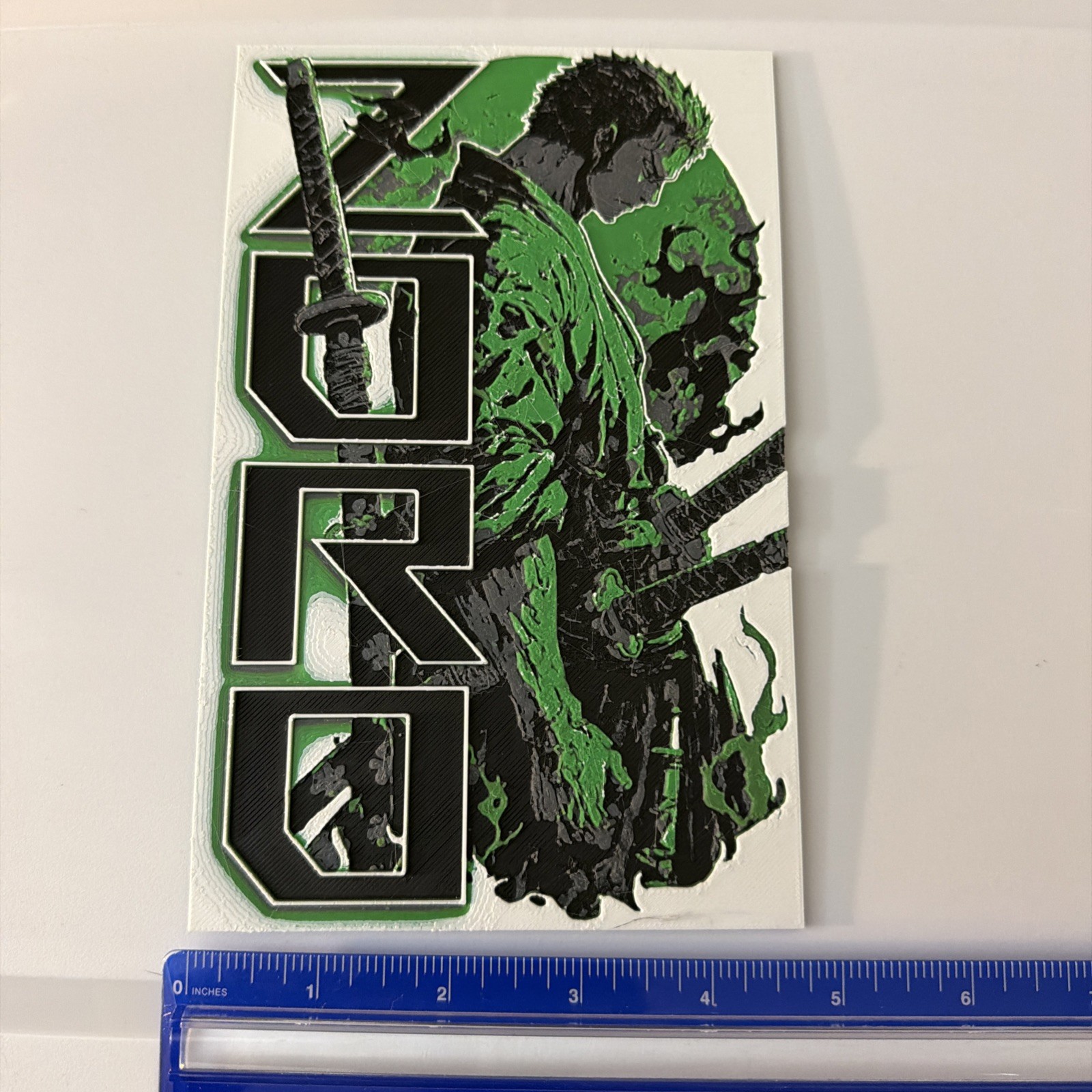 One Piece Roronoa Zoro Wall Art 3d Printed Wall Decor