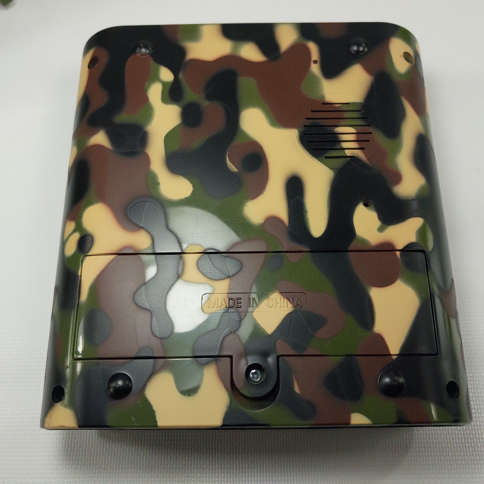 Gun Target Alarm Clock Camouflage BF1821 Shooting Game For Parts Read Below