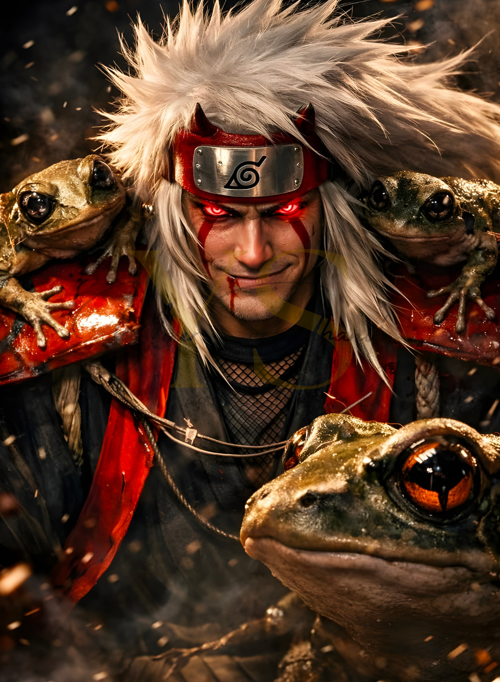 NARUTO Jiraiya poster print 13”x19” home decor glossy paper #3
