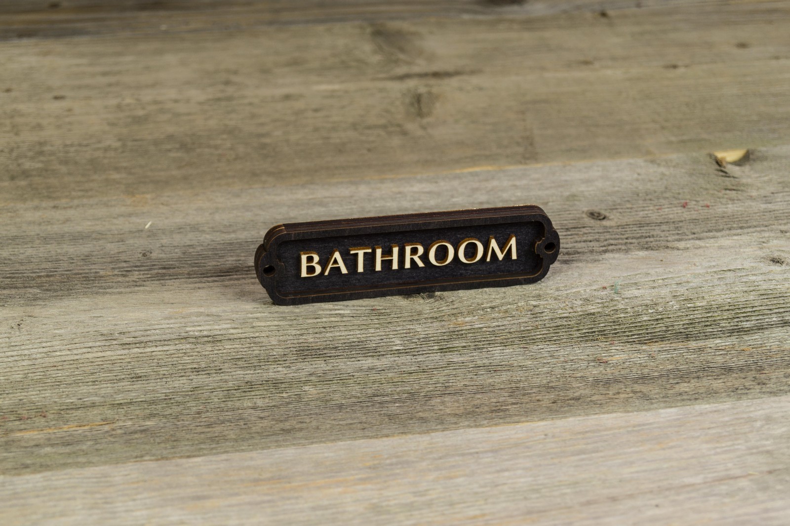 Bathroom Door Sign, Office, Plaque, Vintage Style, Railway, Retro, Bathroom