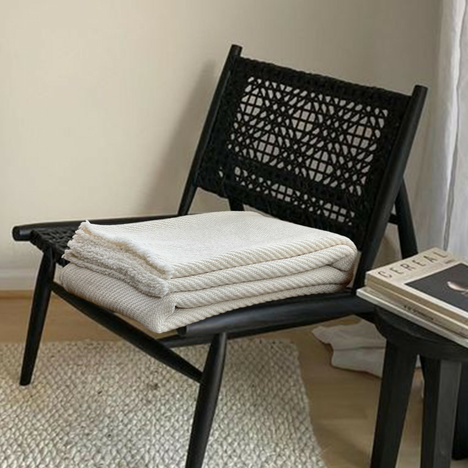 Handwoven Soft and Warm Heavy Thick Llama wool Throw Blanket Couch Sofa Cover