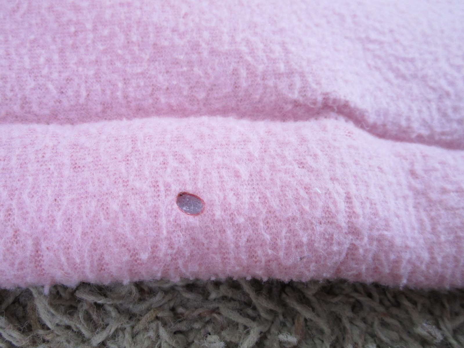 DENIM JEAN QUILT POCKET BABY BLANKET JOHN DEERE PINK CAMO 41″ X 52″ PATCHWORK