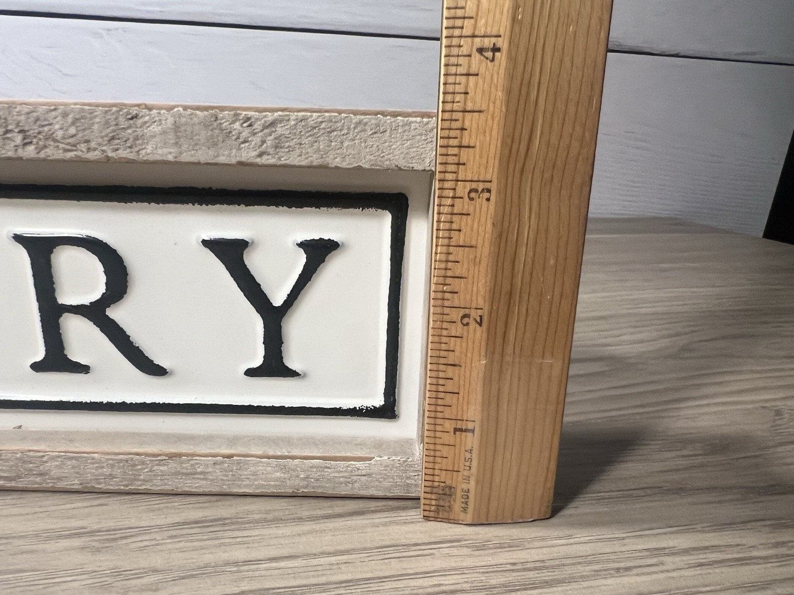 Laundry Room Farmhouse Wooden Metal (4-pack) Wall Decor Wash Fold Dry NEW
