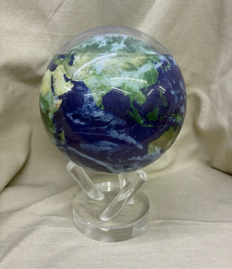 MOVA Self Rotating Earth Globe w/Acrylic base. See description