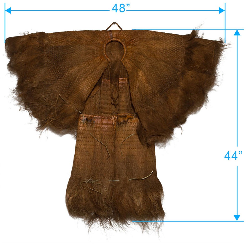 US SELLER – Vintage Traditional Chinese Farmer Raincoat