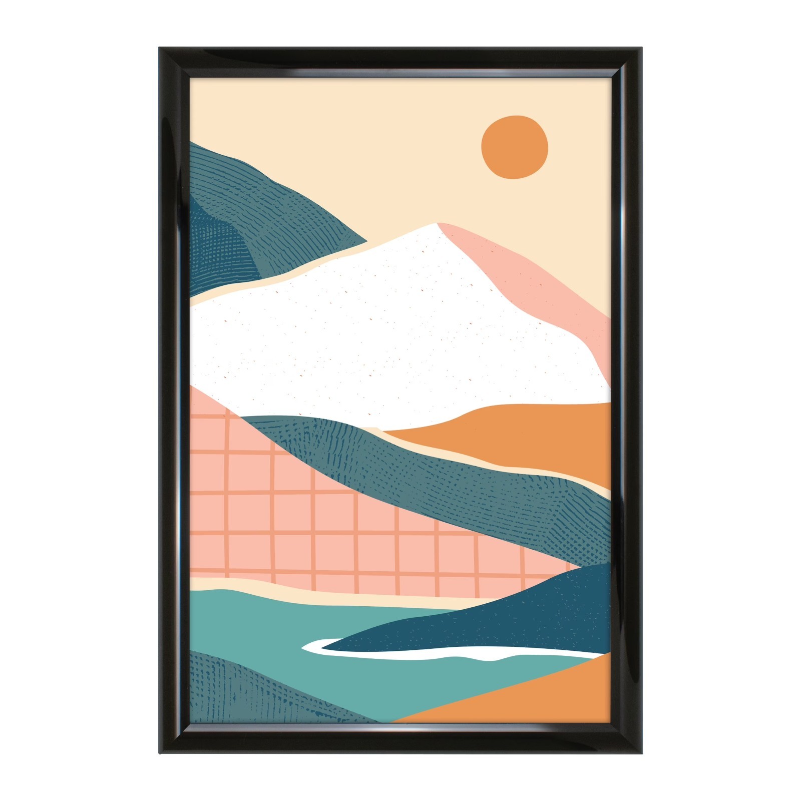 Mainstays ,12×18 Picture Frame ,Black Rounded Profile Wall Photo Frame.